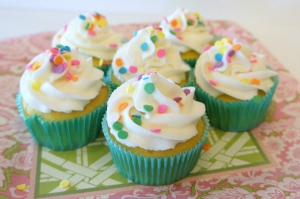 receta Cupcakes de doble vainilla