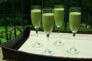 receta Yogur verde