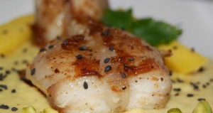 receta Rape, mango, curry