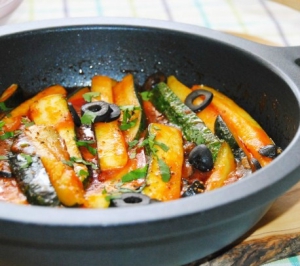 receta Calabacines en Niza