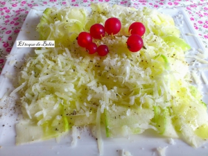 receta CARPACCIO DE CALABAIN
