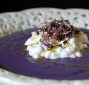 receta Crema de lombarda