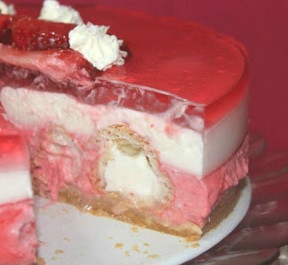 receta Tarta para niñas rosas