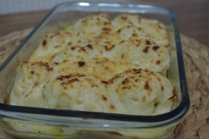 receta coliflor con beschamel