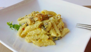 receta Macarrones con mostaza arcaica