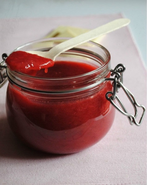 receta Mermelada de fresa y chocolate blanco