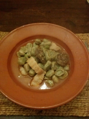 receta Habas guisadas