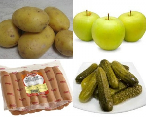 receta ENSALADA DE PATATA Y MANZANA