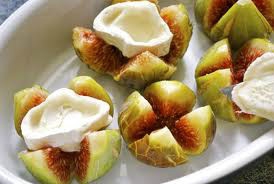 receta higos con rulo de cabra