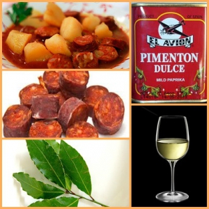 receta CAZUELA DE PATATAS GUISADAS A LA RIOJANA CON CHORIZO