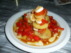 receta torre de patata rojiblanca
