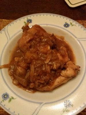 receta Conejo con cebolla