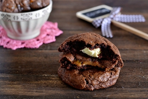 receta Cookies rellenas