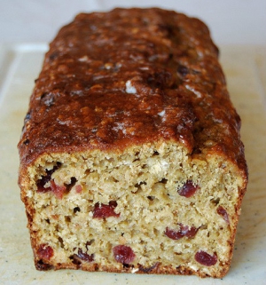 receta Bizcocho de avena y arándanos