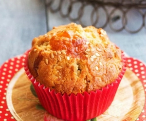 receta Muffins de queso ahumado y tomate seco
