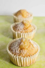 receta Magdalenas de Lemon Curd