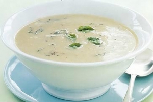 receta Crema de piñones