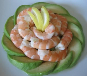receta ensalada de mango y langostinos