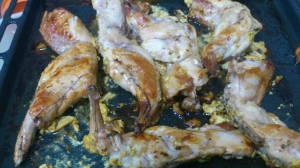 receta CONEJO CON MOTAZA