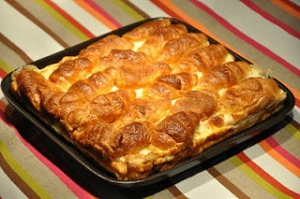 receta Pastel de Croissants  ( dulce )