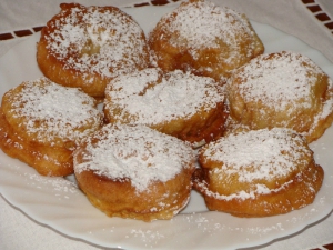 receta MELOCOTONES REBOZADOS