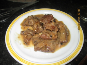 receta costillitas en salsa