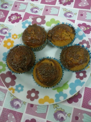receta Magdalenas de dulce de leche