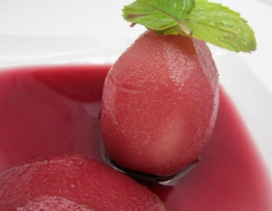 receta peras al vino