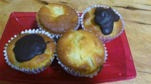 receta MAGDALENAS DE PERAS