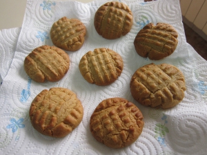 receta GALLETAS DE MANTECA DE CACAHUETE