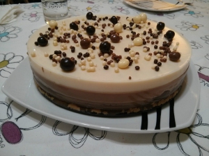 receta Tarta 3 Chocolates