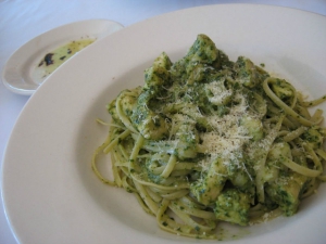 receta tallarines en salsa  verde