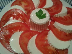 receta ensalada se tomate y queso fresco