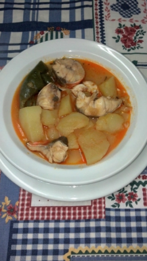 receta Patatas con golondro.