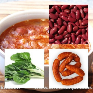 receta POTAJE DE ACELGAS Y ALUBIAS ROJAS