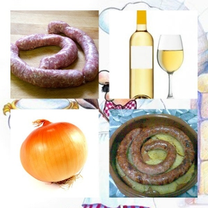 receta BUTIFARRA AL VINO