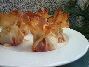 receta SAQUITOS DE QUESO CON PIMIENTO ENDULZADO