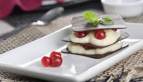 receta Milhoja de chocolate con toffe