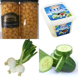receta ENSALADA GRIEGA DE GARBANZOS
