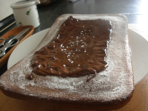 receta Bizcocho de manzana -para postres-.