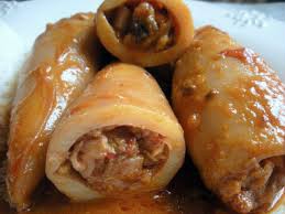 receta Calamares rellenos