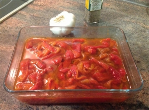 receta Asadillo manchego de pimientos