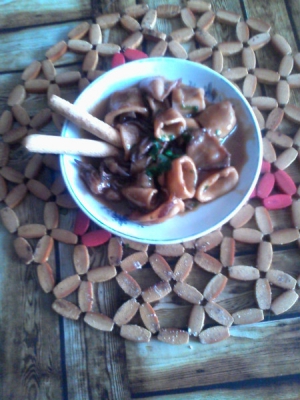 receta calamares en salsa picante(americana)