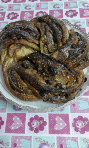 receta Trenza de canela Danesa