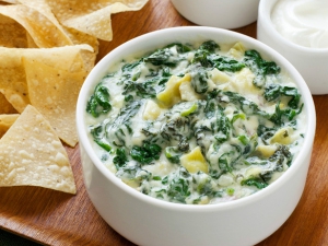 receta Dip de Espinacas y Alcachofas