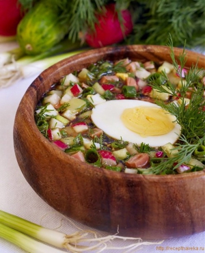 receta Okroshka ( RUSIA )