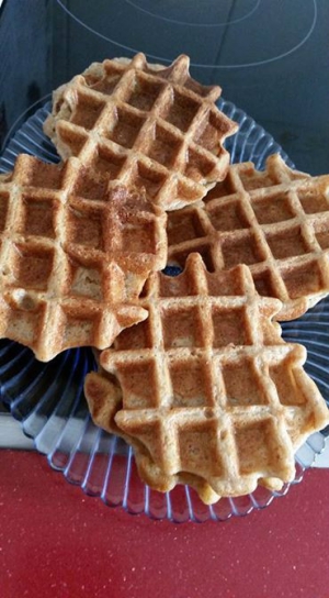 receta GOFRES VEGANOS