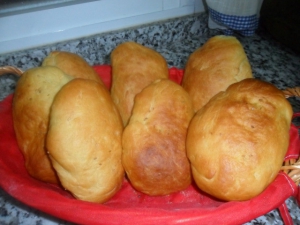 receta PAN PARA TABERBEROS Y EL RELLENO