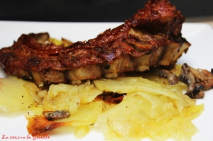 receta Costilla al horno con pimentón de La Vera
