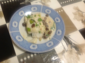receta bacalao con pasas